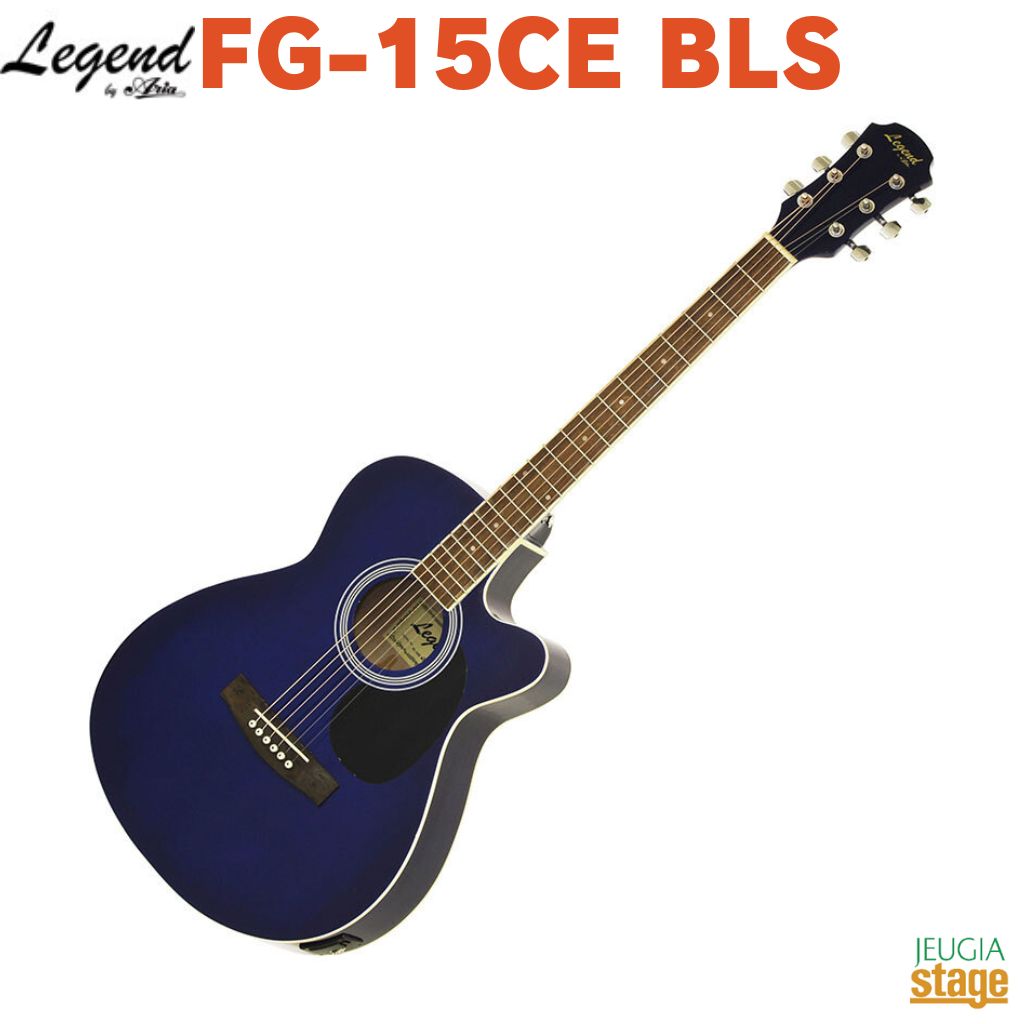 アコースティックギター (ブルー)ソフトケース付き アコースティック