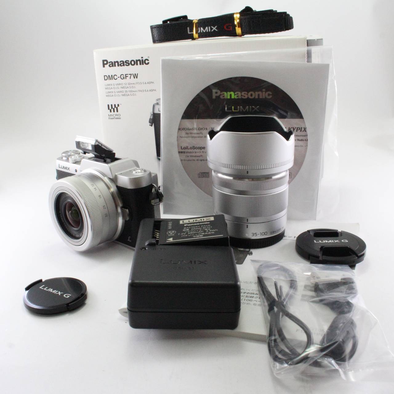 楽天市場】lumix dmc－gf7w－t レンズの通販