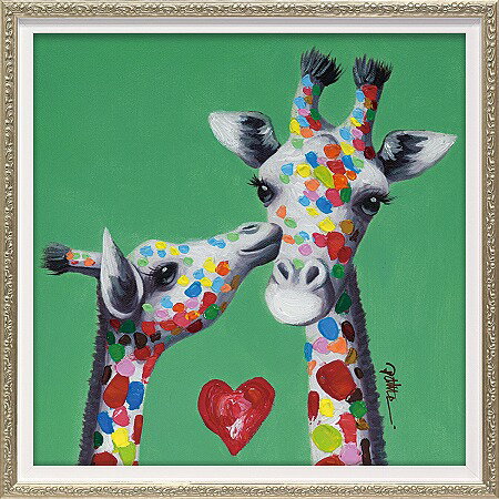 楽天市場】キリン（テーマ（絵画）動物）（アート・美術品・骨董品