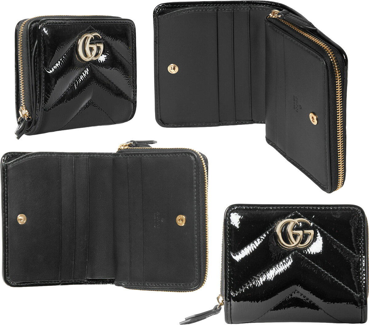 楽天市場】ラウンドファスナー 二つ折り財布（ブランドグッチ・形状