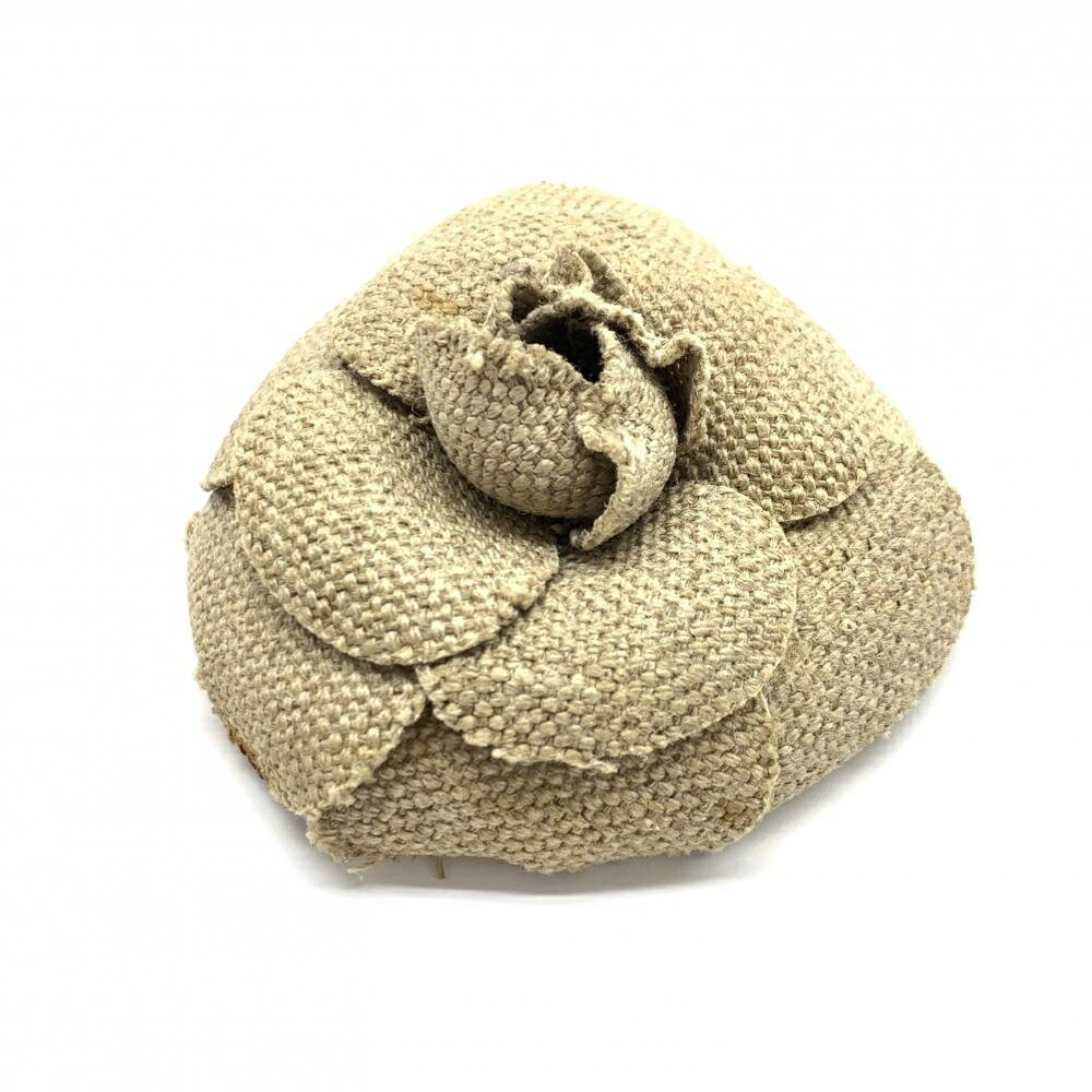 X78 CHANEL シャネルココマークカメリアコサージュバイカラー