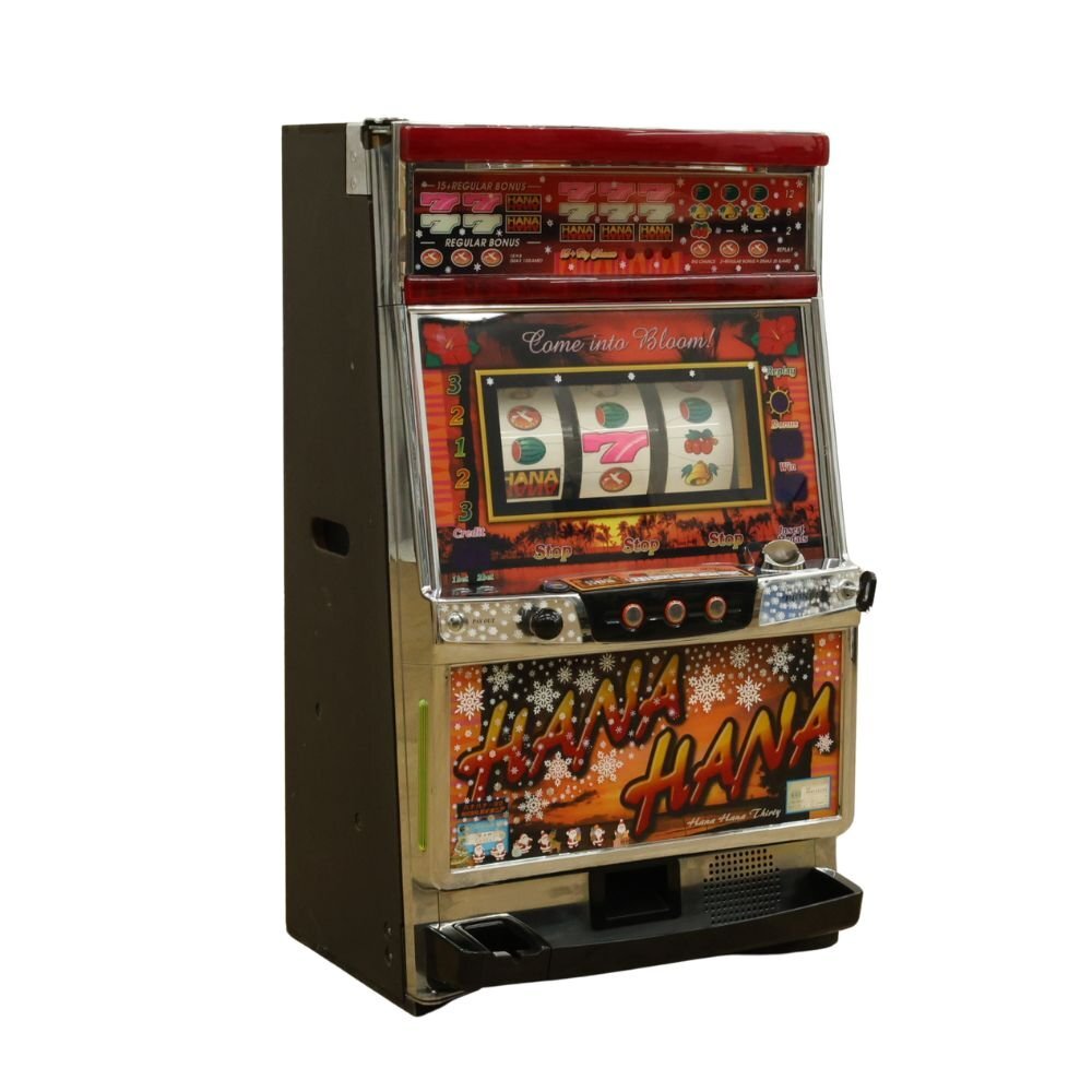 パチスロ実機 プレハナ 家庭用電源 コイン1,000、不要機、カウンター