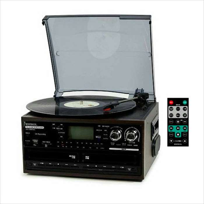 レコード・カセット再生可】Audio pro ダブルCD多機能プレーヤー