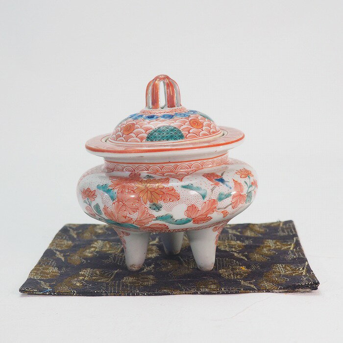 香炉】アンティーク布袋様大明宣徳年製銅製 三足 古道具 価格交渉可