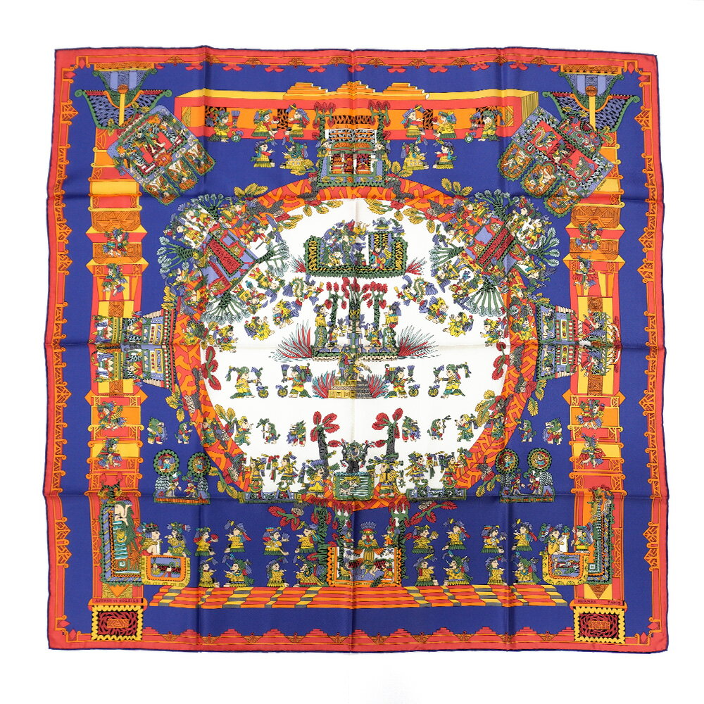 エルメス・カレ額装済みスカーフ[太陽と月] 【公式通販】