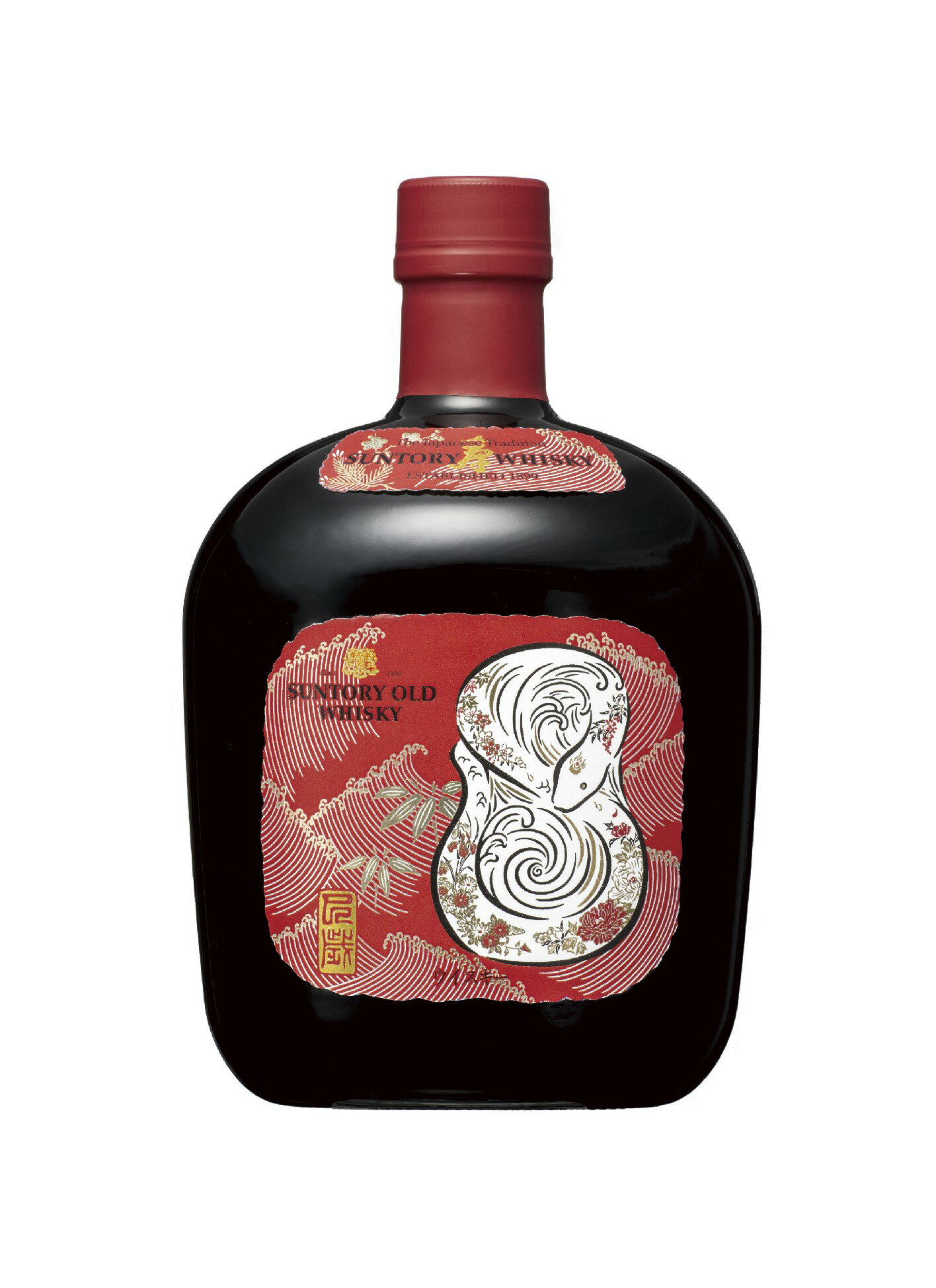 サントリー】ローヤル15年赤干支ボトル丑年2009年ウイスキー未開栓