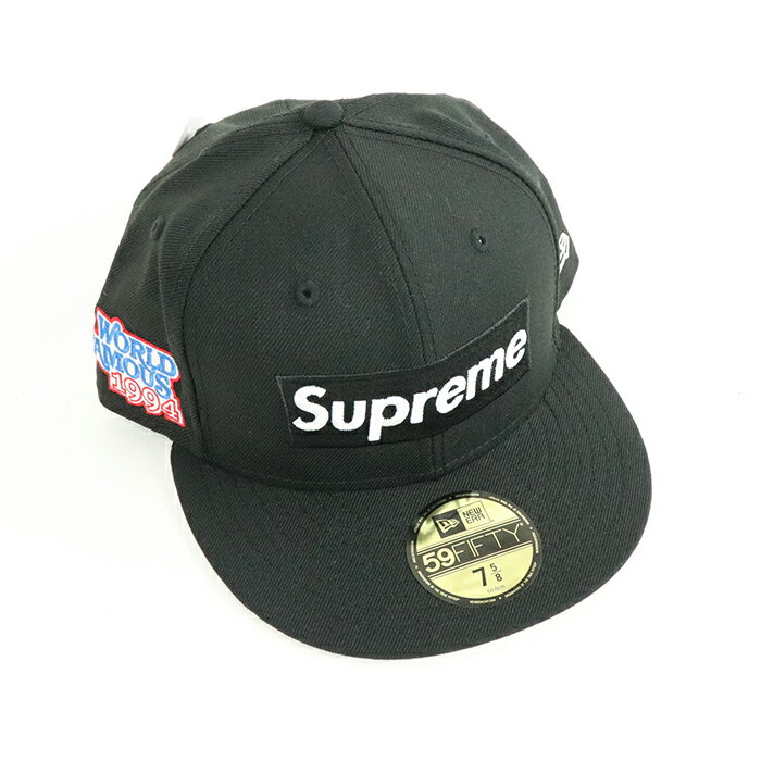 Supreme ネイビー キャップ59FIFTY 7 1/4