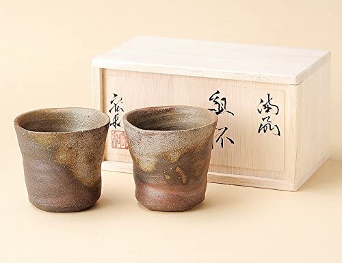 花入3】備前3 柴岡秀泉 高さ22㎝ 花入3】備前3 柴岡秀泉 高さ22㎝