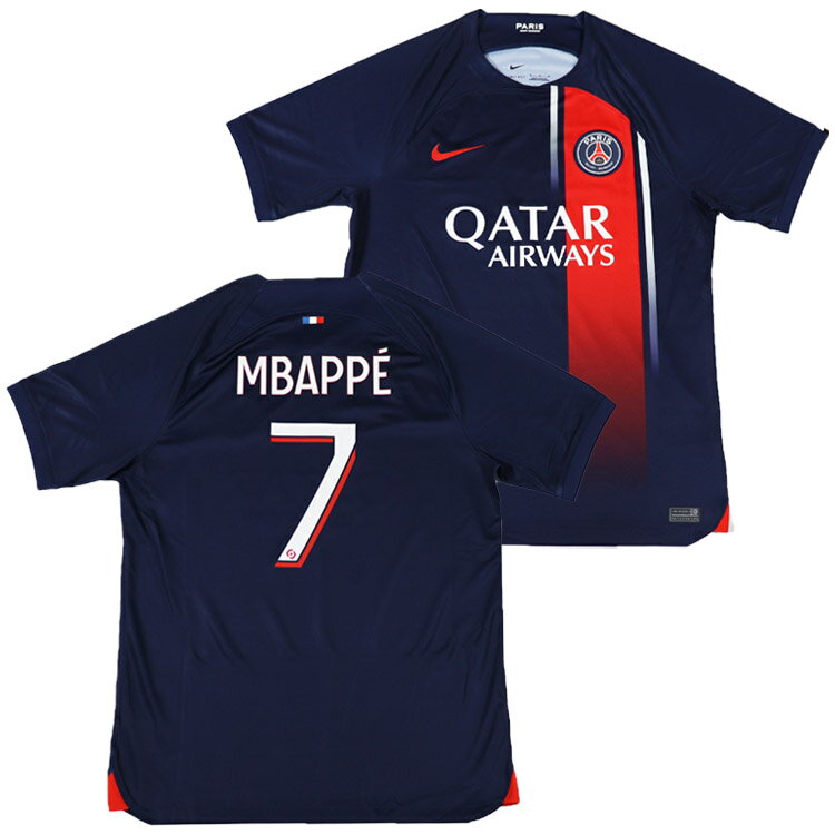 パリ・サンジェルマン ムバッペ 直筆サイン入 ユニフォーム 証拠有