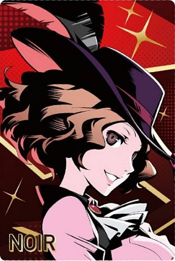 ペルソナ5 ノワール 奥村春 缶バッジ Ani-Art 奥村春 ノワール