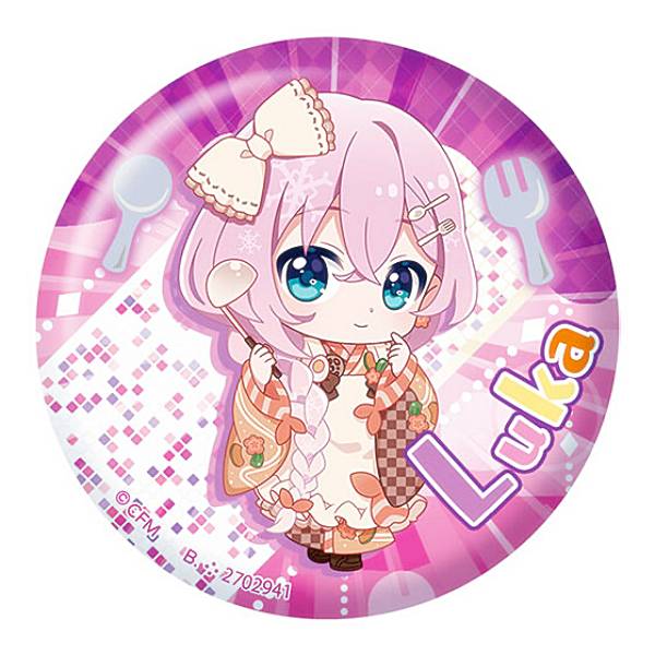 巡音ルカ 缶バッジ illustration maruco 巡音ルカ 缶バッジ