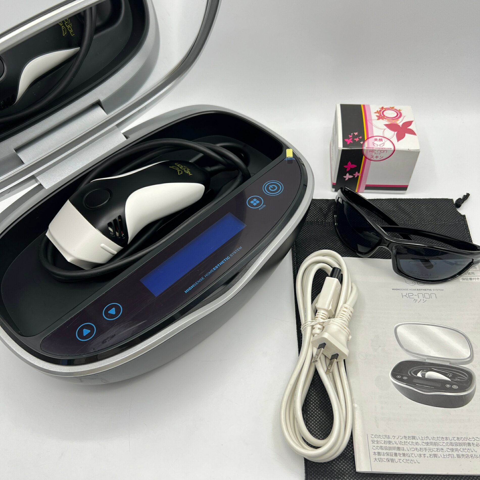 ケノン 眉毛脱毛器付き 売れ筋 ver8.0 美品 ke-non ケノン ver8.0