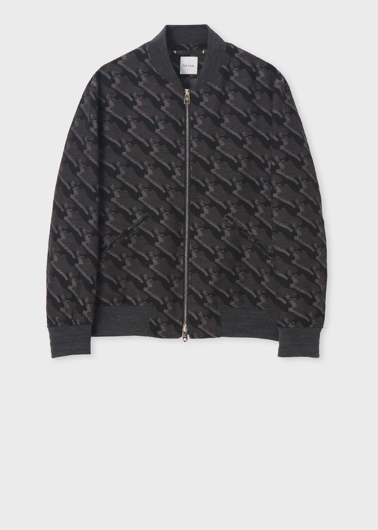 美品 ポールスミス レザージャケット ブルゾン ボンバー ma1 秋冬