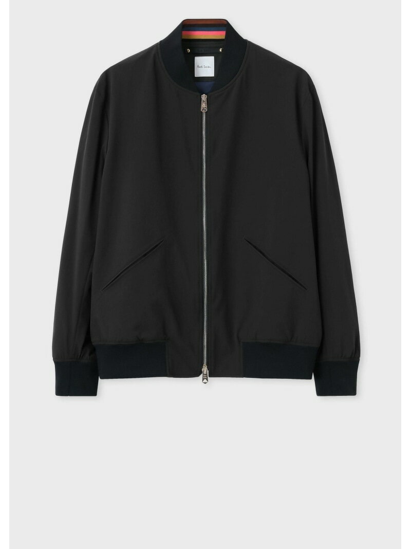 美品 ポールスミス レザージャケット ブルゾン ボンバー ma1 秋冬