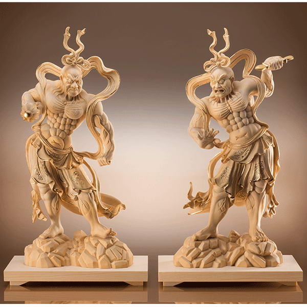 細谷而楽 「国宝 東大寺 金剛力士像 一対」仁王像 阿形 吽形 国宝写