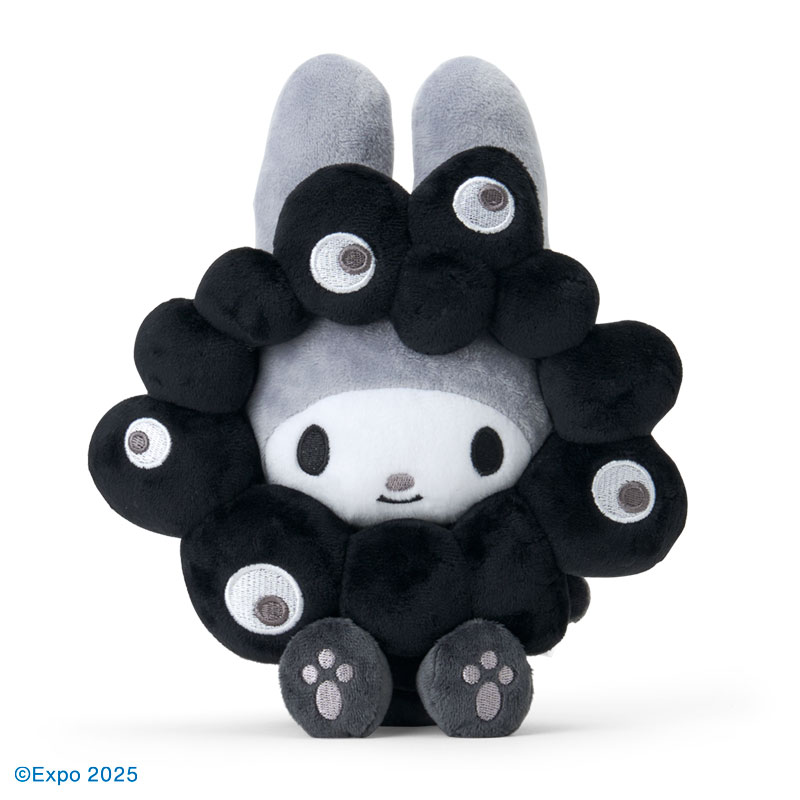本日10:00〜】黒ミャクミャク×サンリオ♡なりきりぬいぐるみブラック