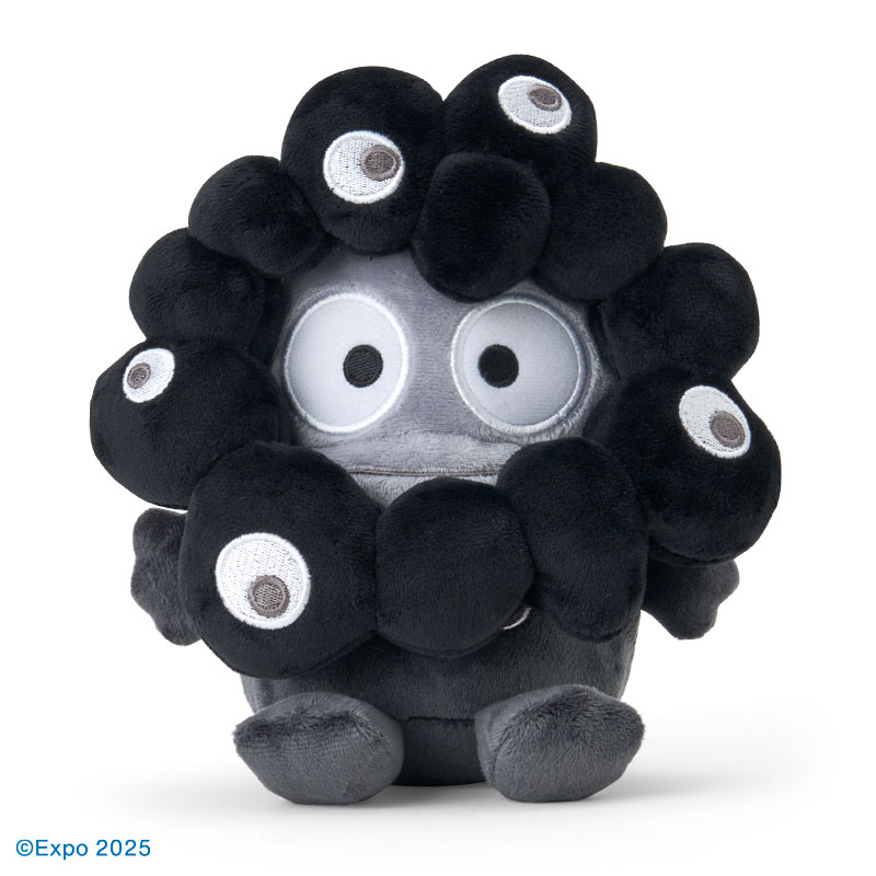 本日10:00〜】黒ミャクミャク×サンリオ♡なりきりぬいぐるみブラック