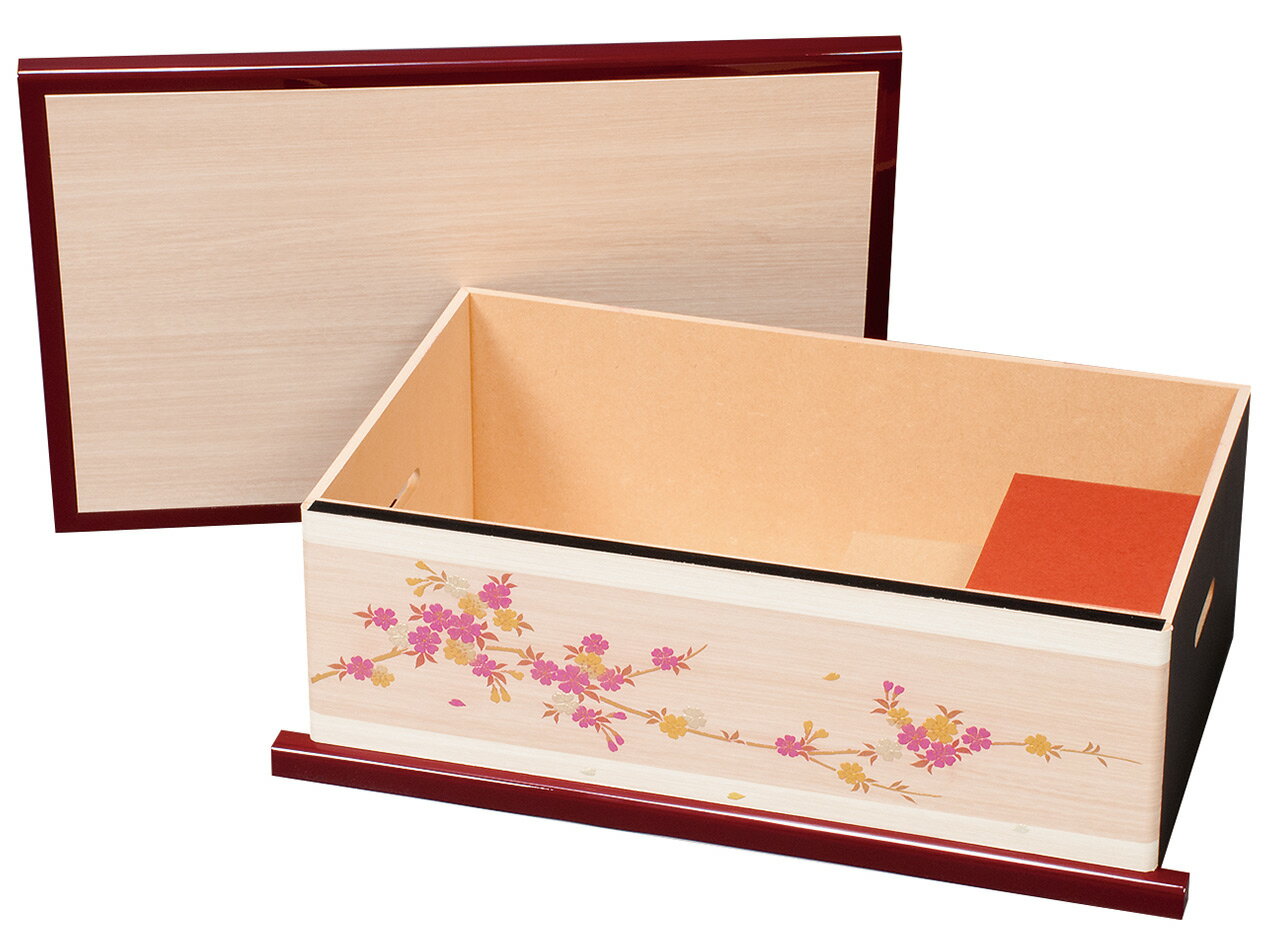 雛人形 コンパクト収納 親王飾りセット【P81204】 特殊塗料で美しく