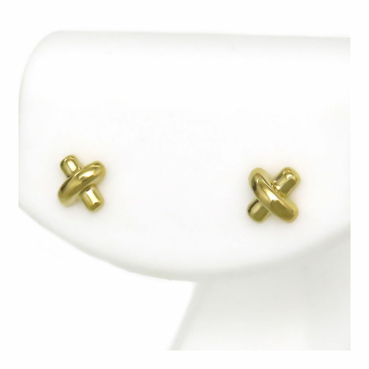 h508 美品 ティファニー バード クロス フック ピアス シルバー 925