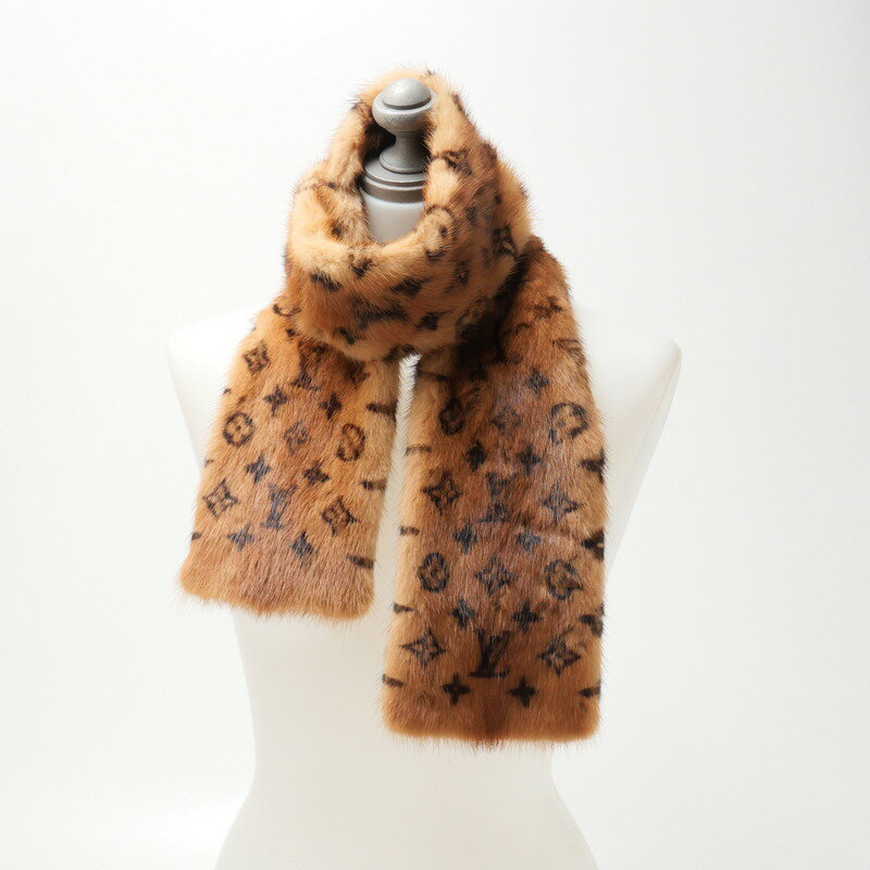 Louis Vuitton ブラウンファー マフラー 【公式通販】