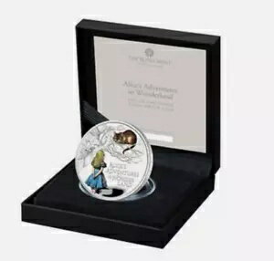 カラープルーフ銀 1オンス（不思議の国のアリス）イギリス王立造幣局
