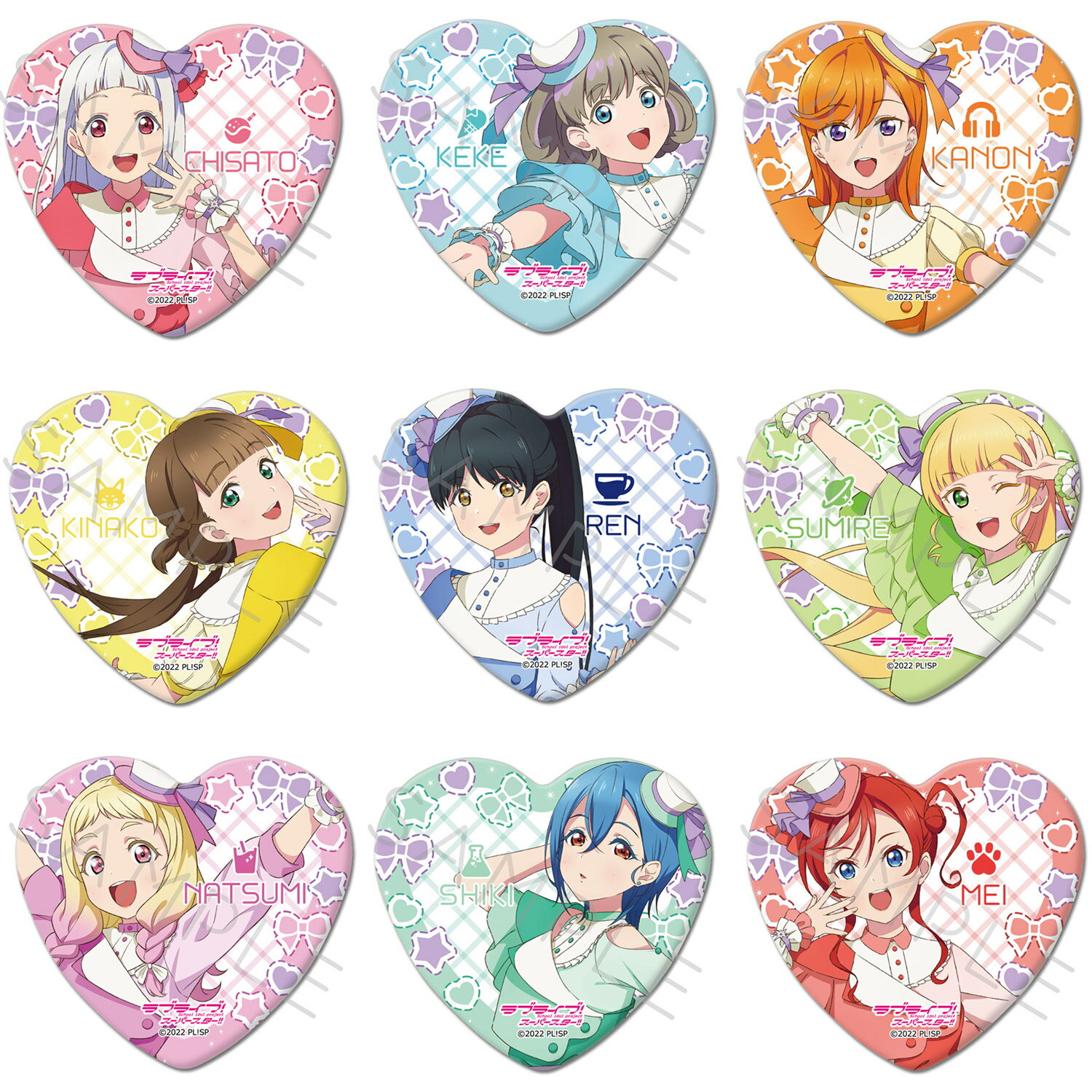 ラブライブ スーパースター Liella ユニット 唐可可 缶バッジ 23セット