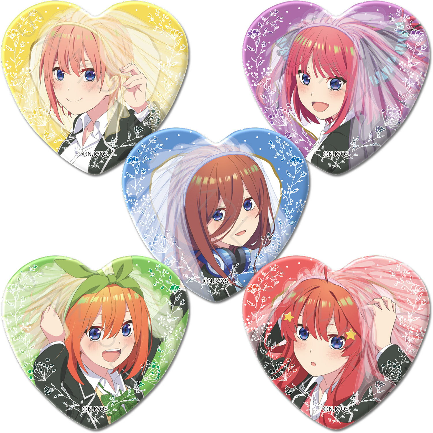 楽天市場】五等分の花嫁 三玖 缶バッジの通販