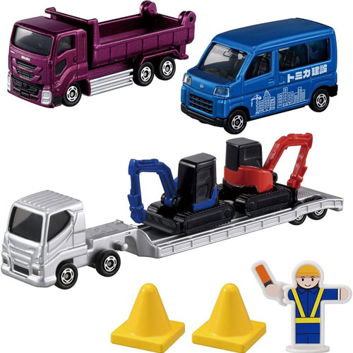 楽天市場】トミカギフトセット 建設車両セット 3の通販