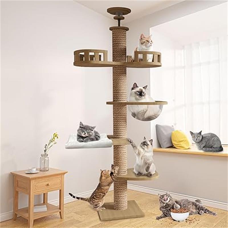 キャットタワー｜木製で突っ張りできる！人気のおすすめランキング