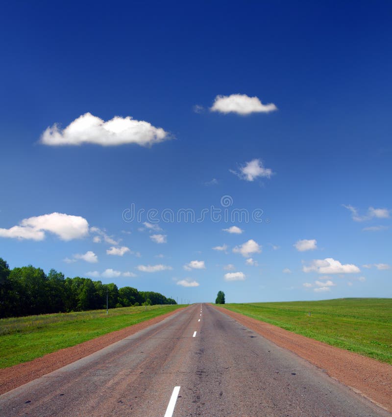 Infinity road stock photo. Image of motion, blue, land - 12768248
