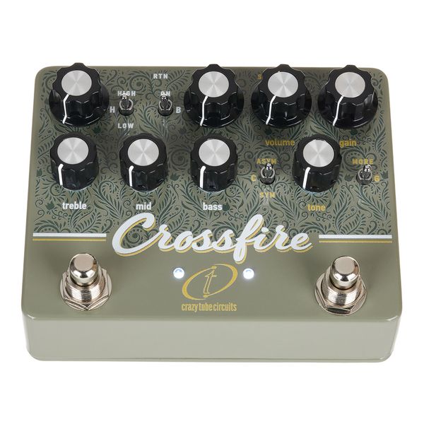 Crazy Tube Circuits Crossfire Overdrive/Pre-Amp – United States
