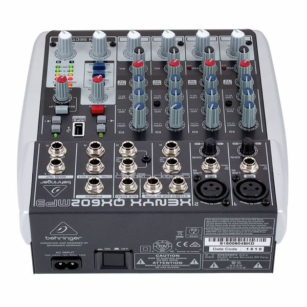 Behringer Xenyx QX602MP3 – United States