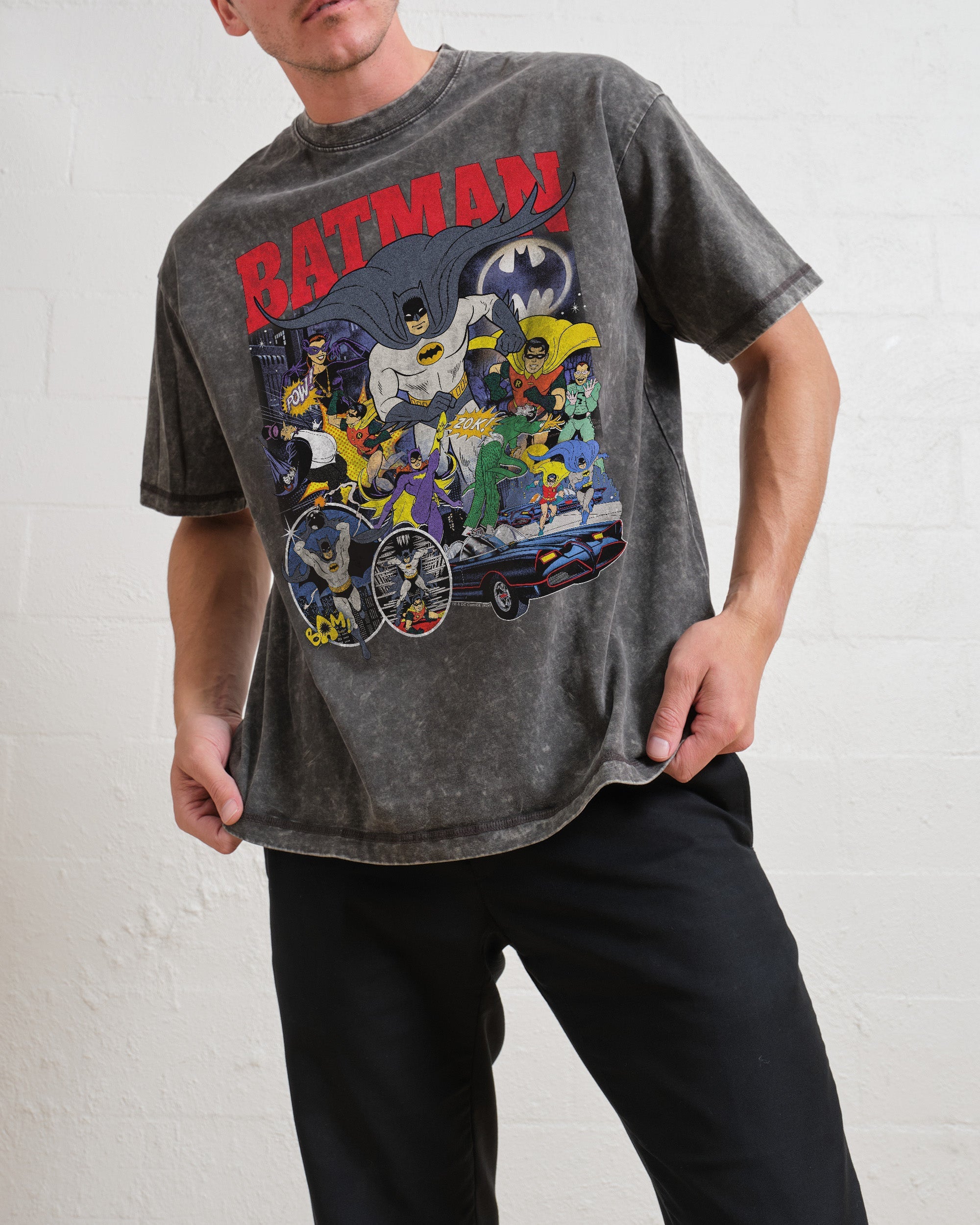 Batman Animated Vintage Oversized Tee | Official DC Merch UK