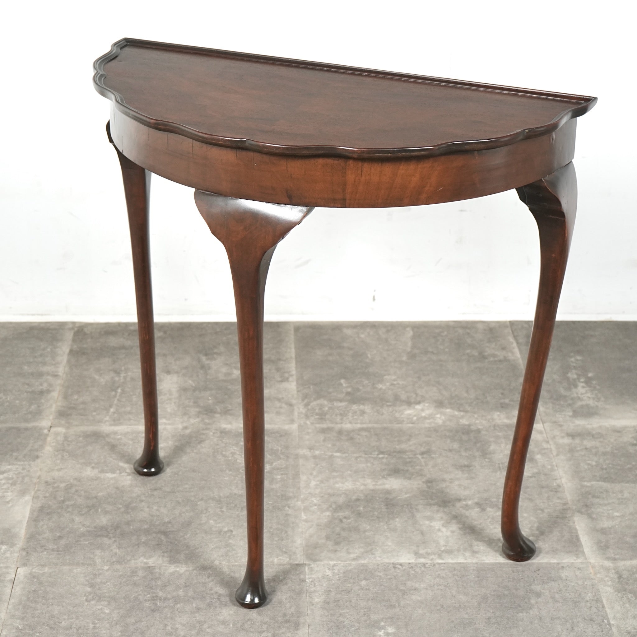 l*h様 希少 イギリス 英国 アンティーク ハーフムーンテーブル