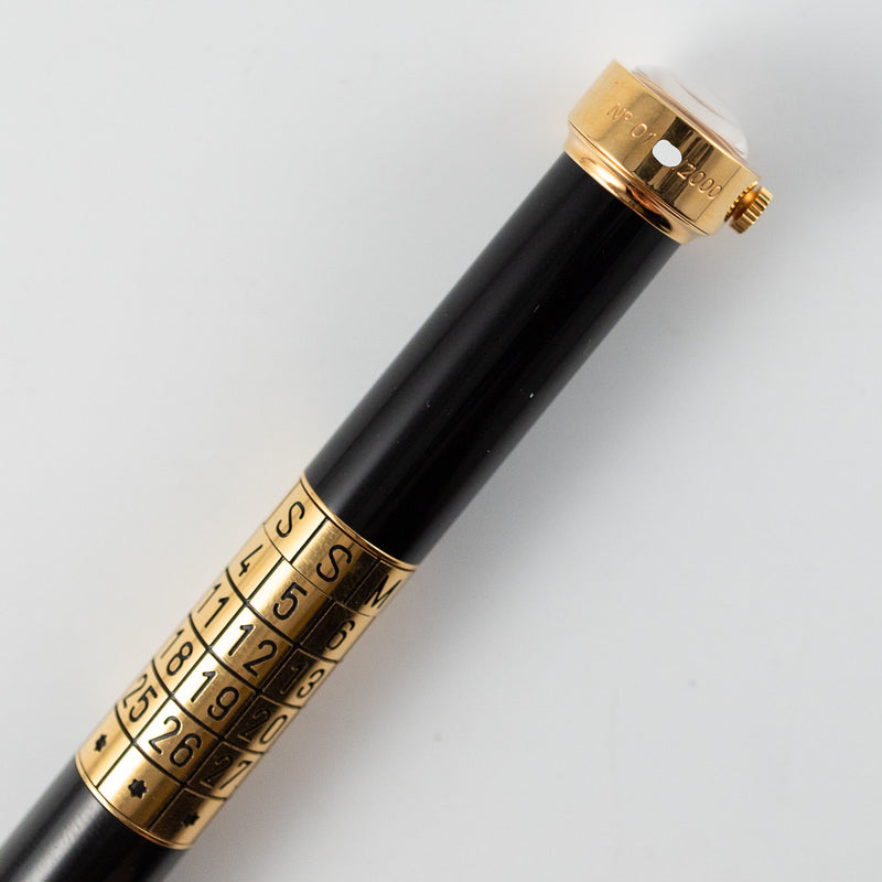 CARTIER BALLPOINT PEN WITH WATCH AND CALENDAR – TIMEANAGRAM