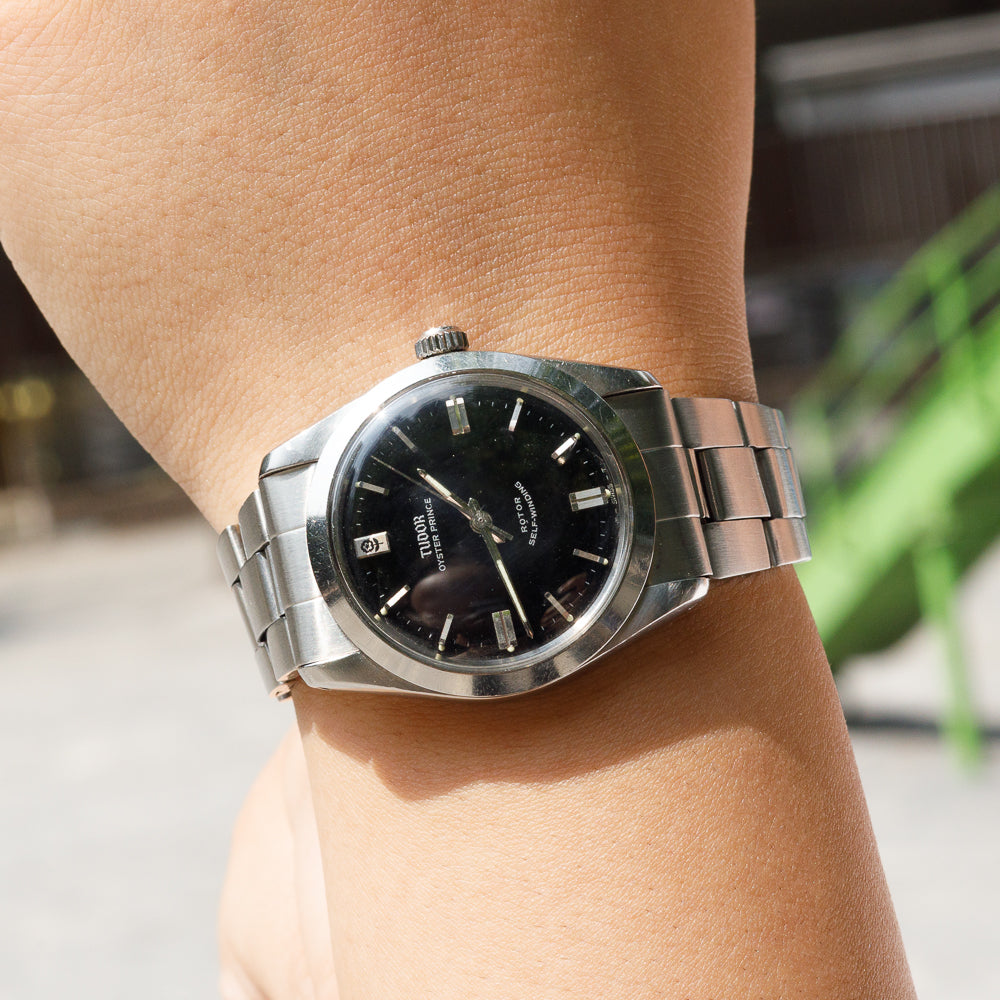 TUDOR OYSTER PRINCE Black Mirror Plank Dial Ref.7995 – TIMEANAGRAM