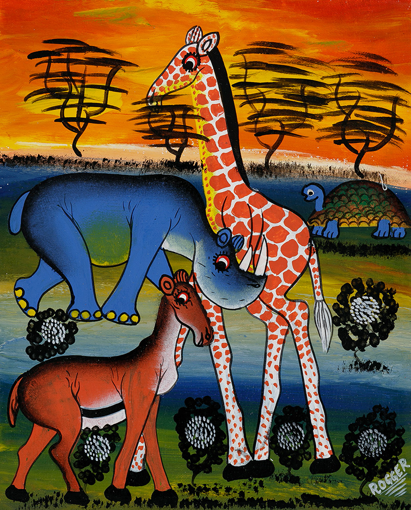 送料込】ティンガティンガ(ジャファリーの鳥) 鳥 - ティンガティンガ