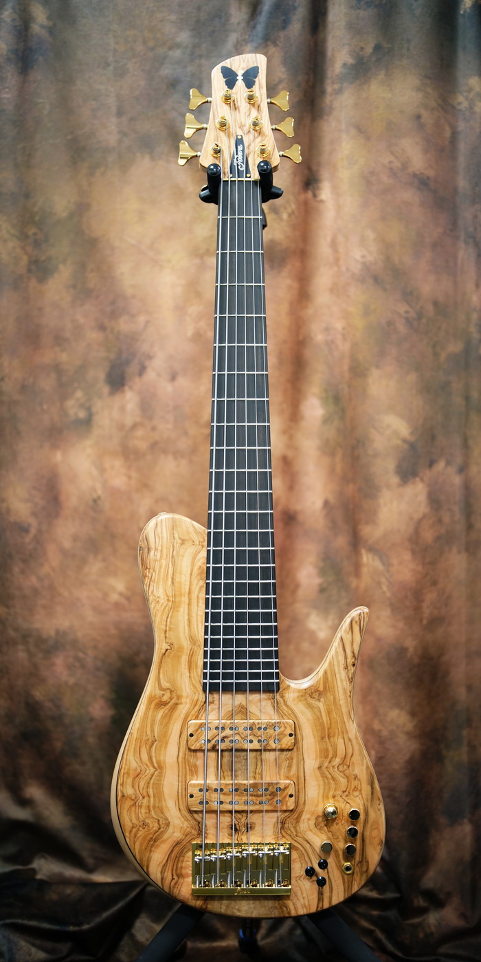 Fodera Imperial 6 Elite Custom Olive / ベース専門店 タイズストア