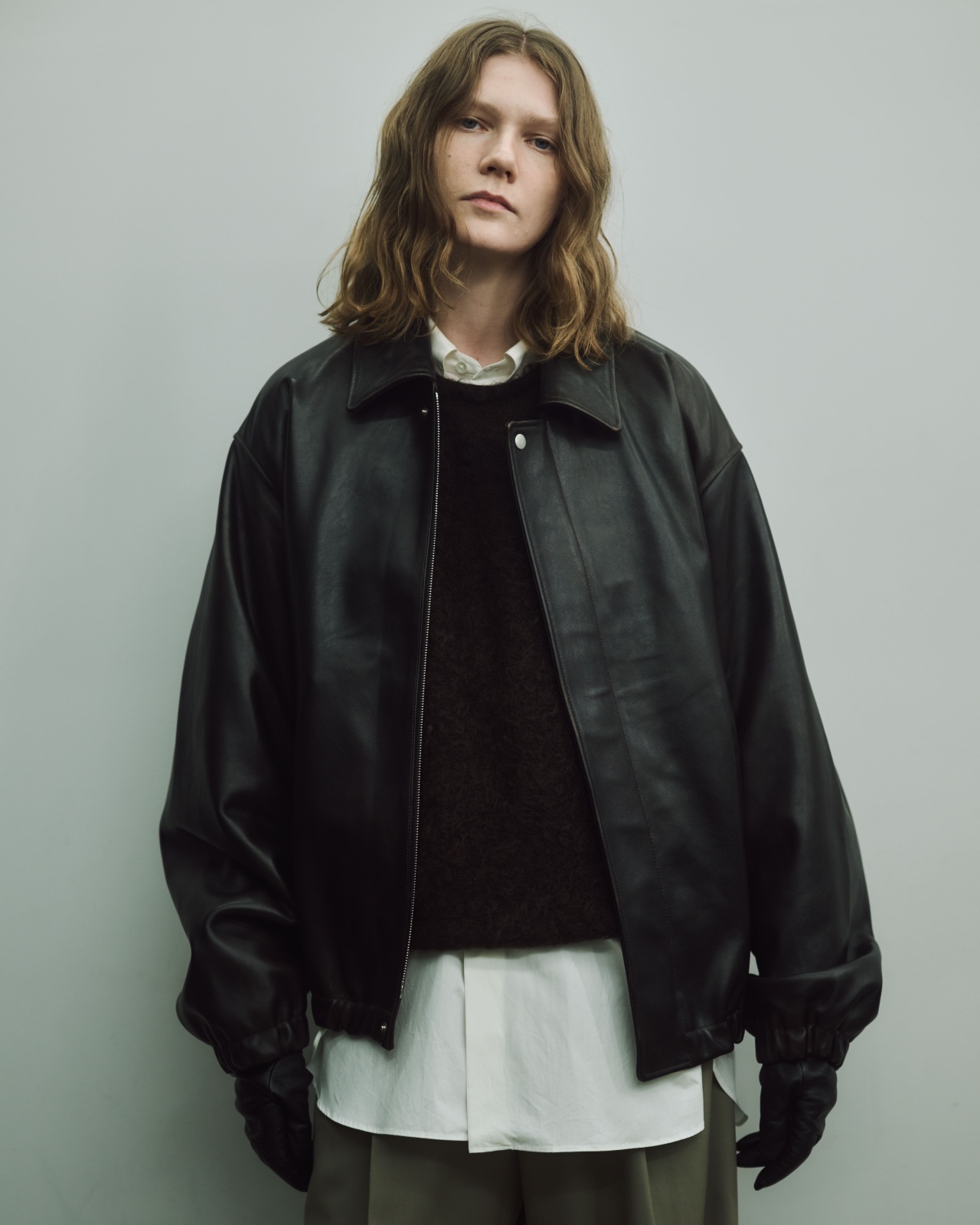 ssstein LEATHER ZIP SHORT JACKET・BLACK - tity