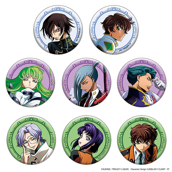 コードギアス キャラバッジコレクション ルルーシュver 6種セット