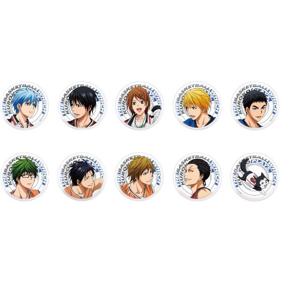 黒バス 黒子テツヤ 高尾和成 缶バッジ まとめ売り 164個 黒バス 黒子