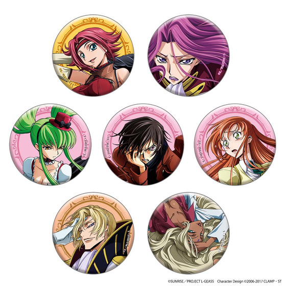 コードギアス 反逆のルルーシュ グラフアートデザイン 花ver. 缶バッジ