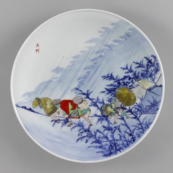 酒井田柿右衛門の東海道五十三次額皿展】5年振りとなる稀代の名品55枚