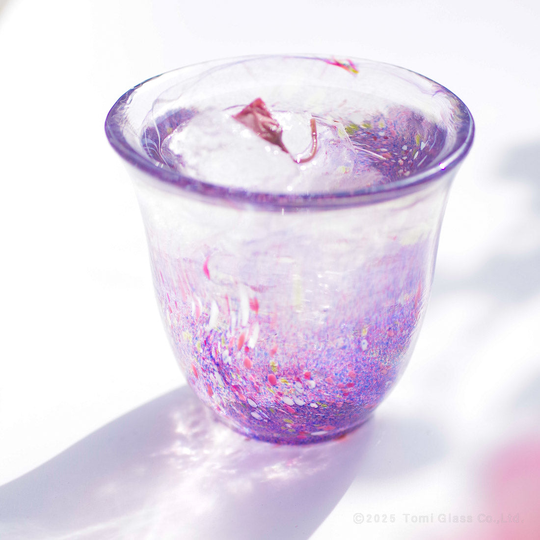 江戸硝子｜うきよ｜タンブラー｜藤まつり｜TOMICRAFT(トミクラフト