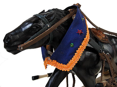 匿名発送】木工品 置物 アンティーク 北海農耕馬 北海道の馬 匿名発送