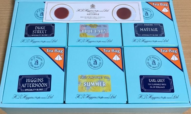 レビュー】世界3店舗・英国王室御用達ヒギンス紅茶ティーバッグ6個