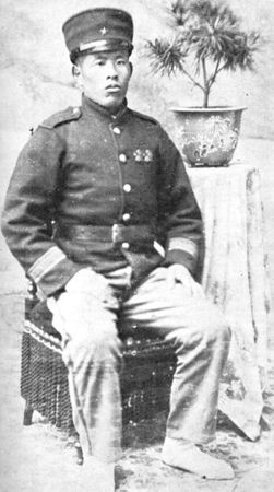 日本軍明治時代将校軍服(胸骨服)