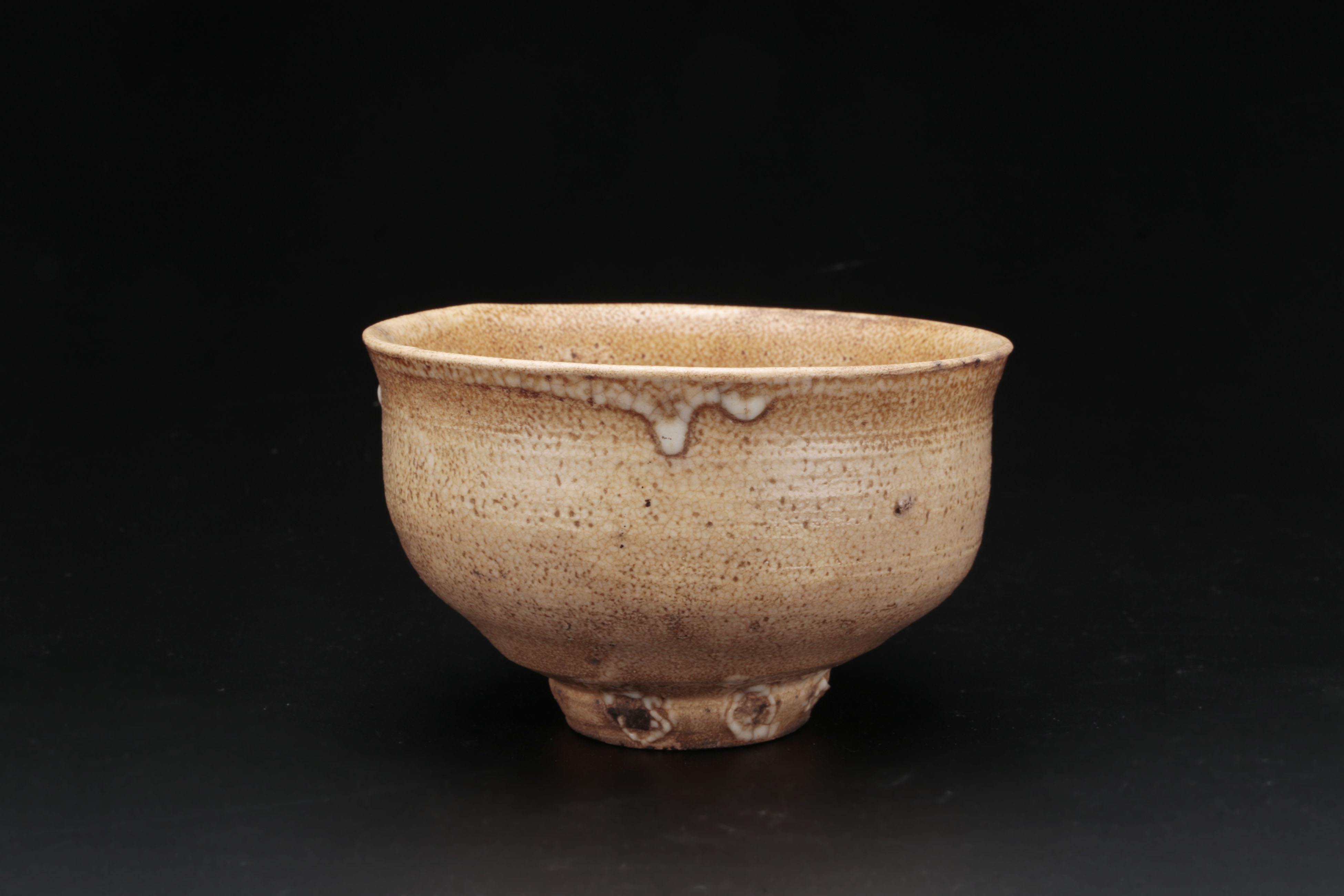 高麗 鉄絵灰釉徳利 絵高麗『唐草文』 広口瓶 花器 茶道具 陶芸