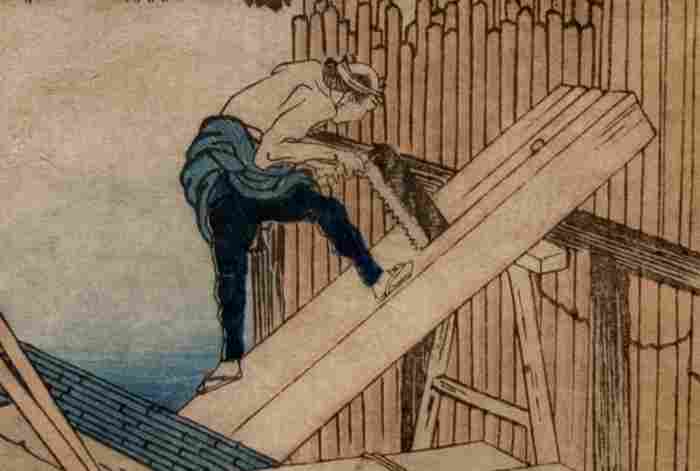 Three of Thirty Six Views of Mount Fuji