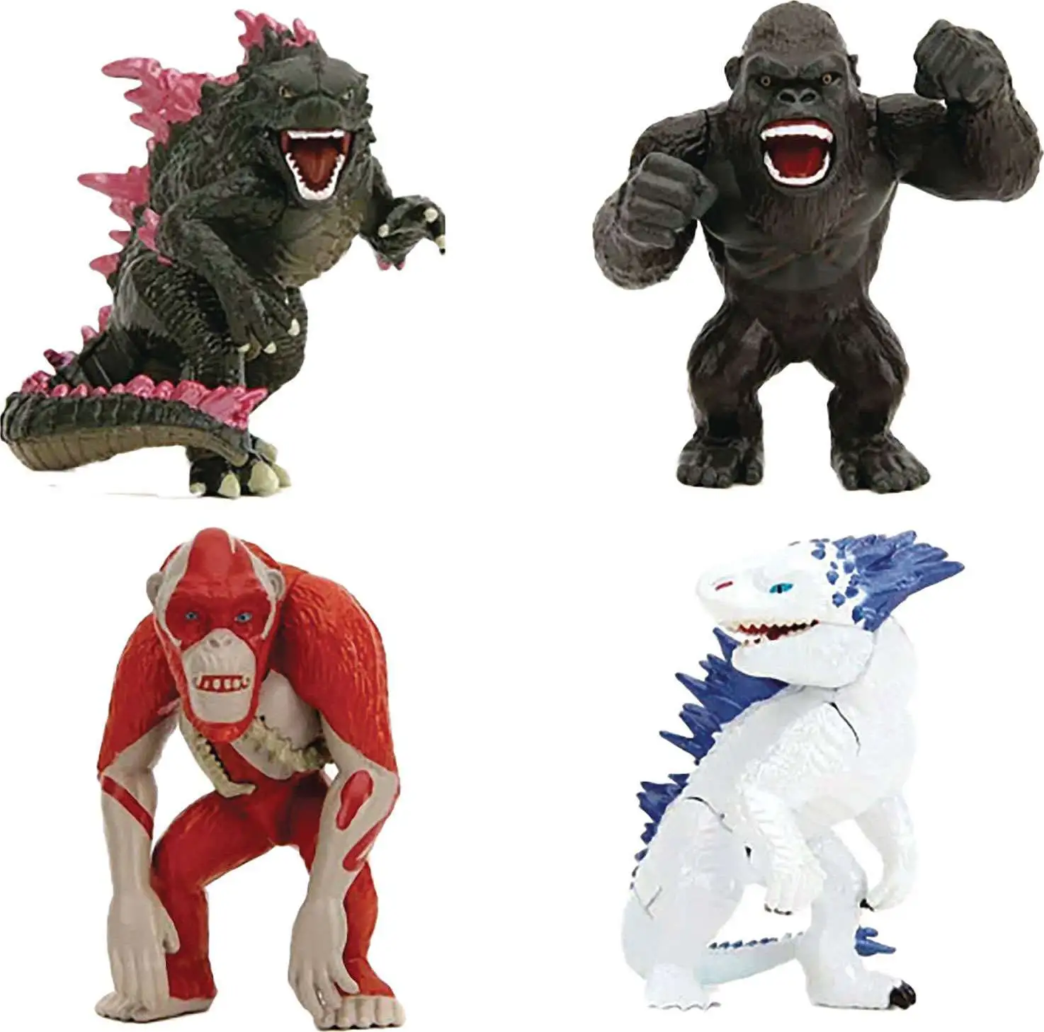 Godzilla x Kong The New Empire MetalFigs Godzilla, Kong, Skar